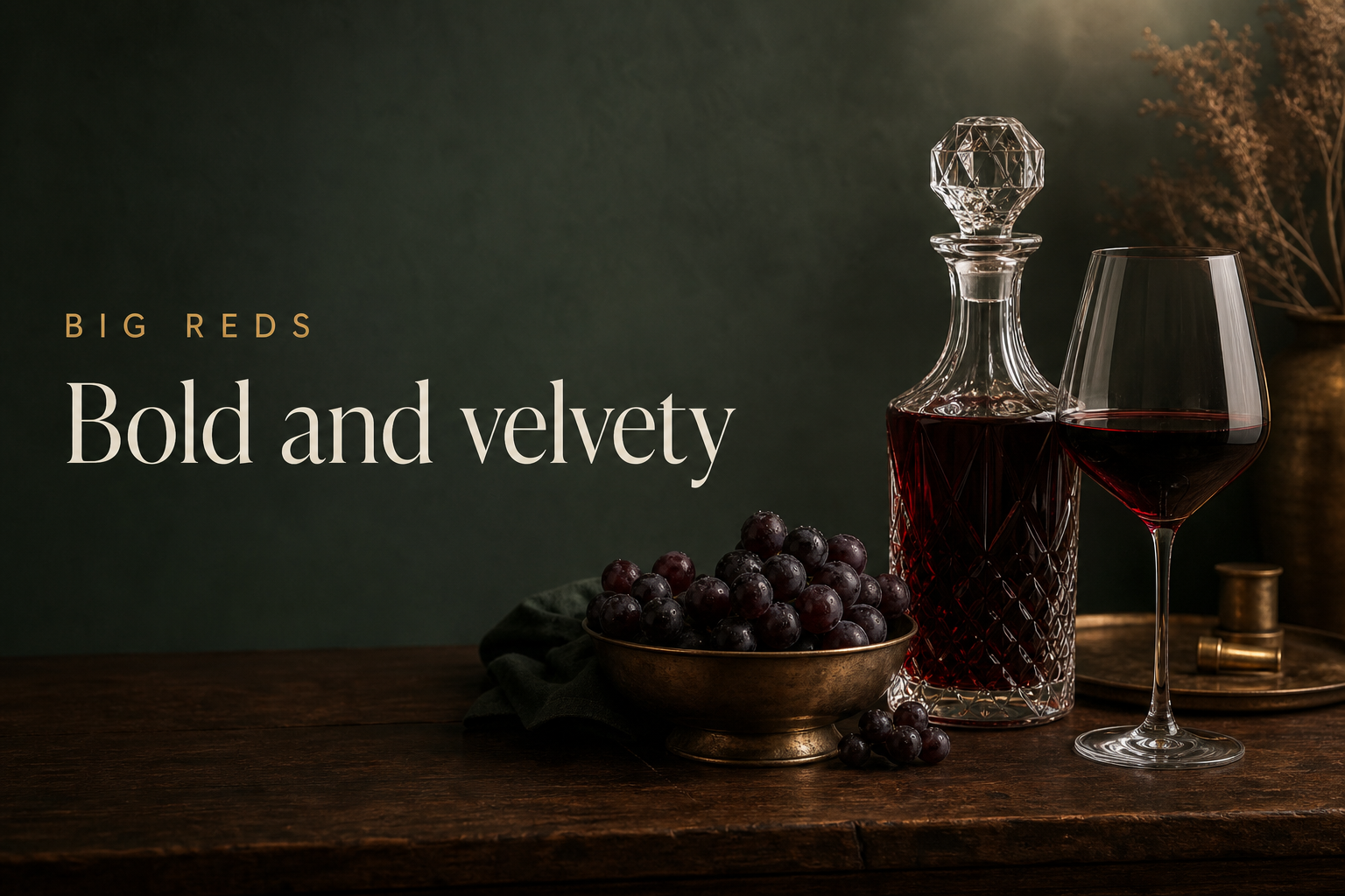 Bold and velvety